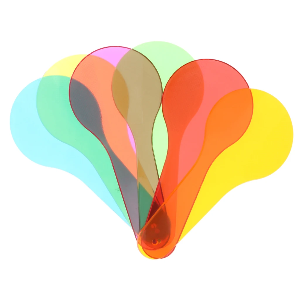 6 สีสีกรองบอร์ดสำรวจสีเปลี่ยนเด็กEarlyสีOpticsการเรียนรู้ของเล่นฟิสิกส์