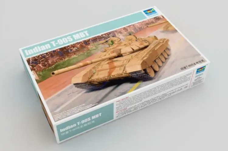 Trumpeter 05561 1/35 Indian T-90S MBT assembly model