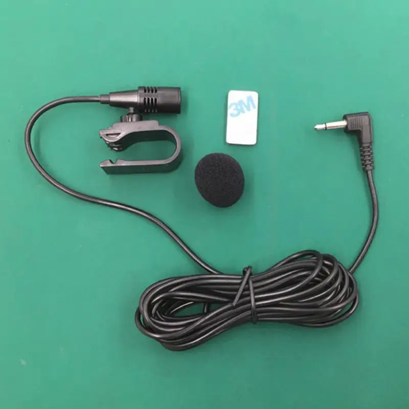 Micrófono externo para coche, dispositivo de Audio estéreo con GPS, Bluetooth, con cable, reproductor de Radio, 3,5mm, novedad, #2