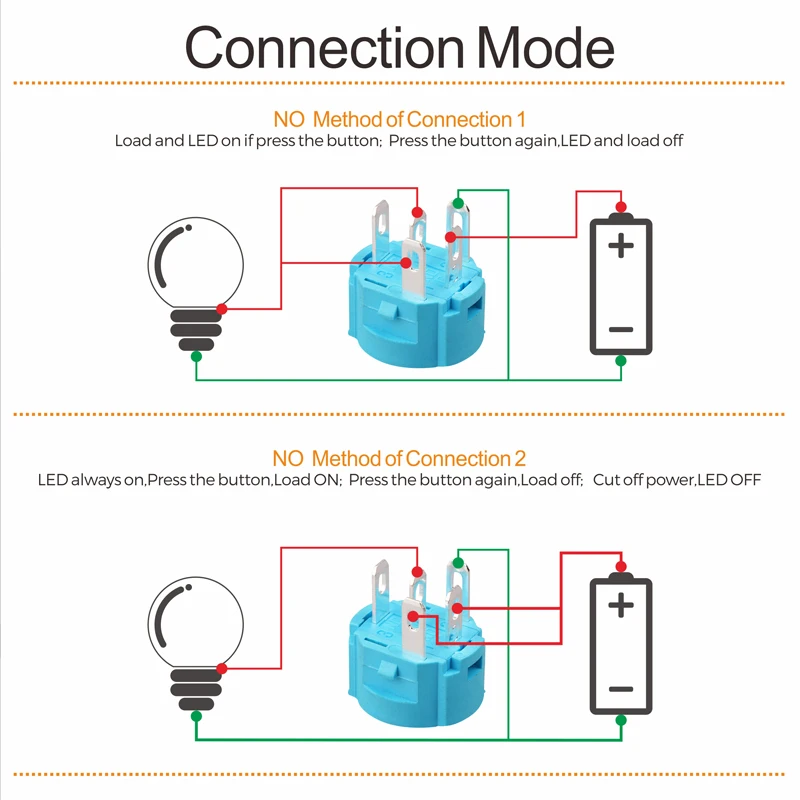 LANBOO 16mm led button switch Factory direct sales,push button switch manufacture
