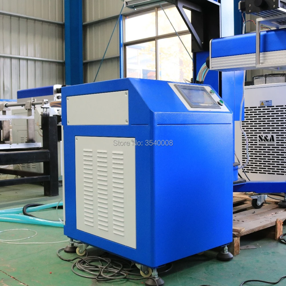 For Metal welding laser welding machine Movable Boom type laser welding machine with CW6200 water chiller