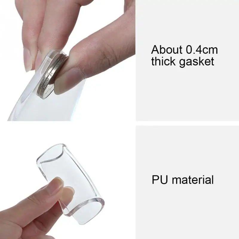 4Pcs/Set Non-Slip Mat Washing Machine Silicone Pad Portable Anti Vibration for Bathroom Home Use