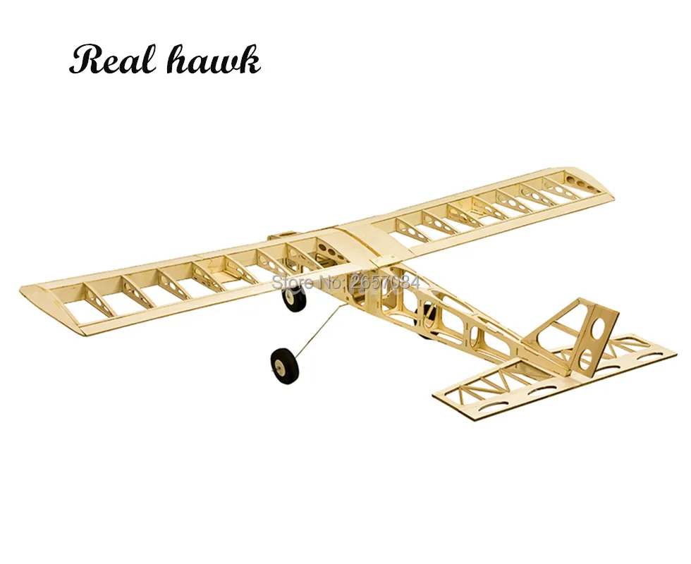 RC AirPlanes Laser Cut Balsa Wood Airplanes Fixed wing exercise Frame without Cover Wingspan 1300mm Building Kit