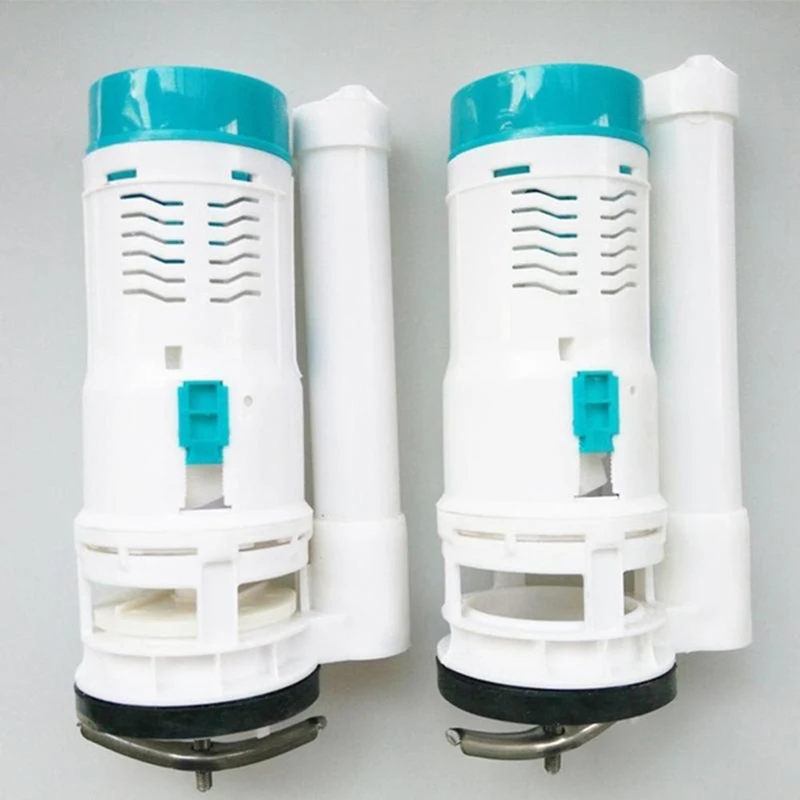 New Marine Double Toilet Accessories Set Outlet Valve Old Fashioned Single Drain Valve Water Tank Fitting White+Blue