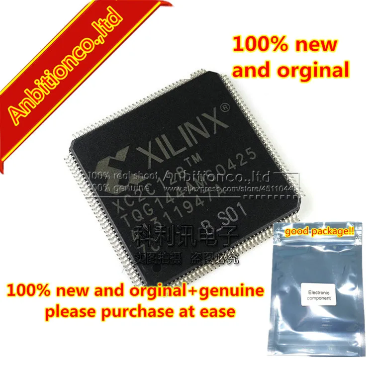 2pcs 100% new and orginal XC2C128-7TQG144C XC2C128 TQFP144 in stock