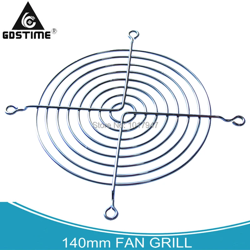 20PCS LOT PC DC Fan 140mm 14cm Silver Tone CPU Grill Protector Metal Finger Guard