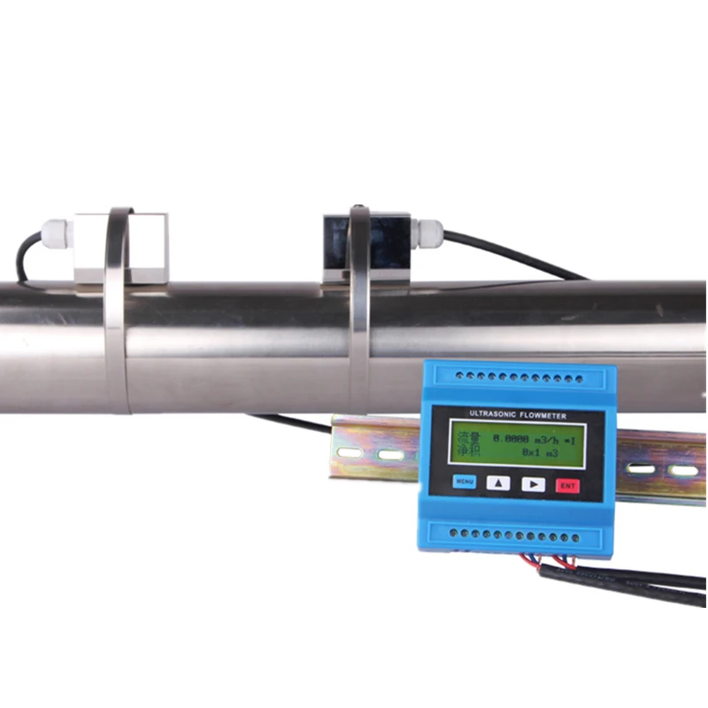 TUF-2000M Modular Ultrasonic Flowmeter, braçadeira externa, acessório externo, esgoto, água pura Pipeline