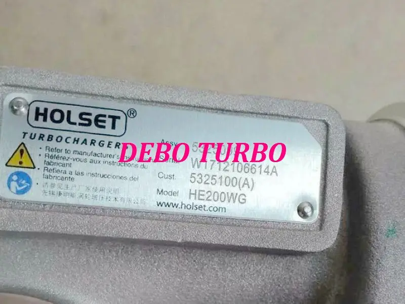 NEW GENUINE HOLSET HE200WG 5325099 5325100 Turbo Turbocharger for JAC Navistar 2.77L 88KW Diesel