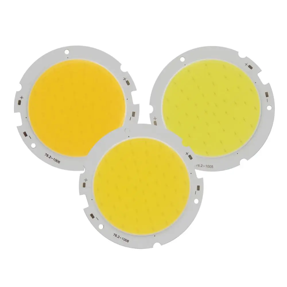 

allcob 60mm 76mm 30W Round LED COB Light Source DC 100LM/W High Power Module COB chip on board Warm Nature White for downlight