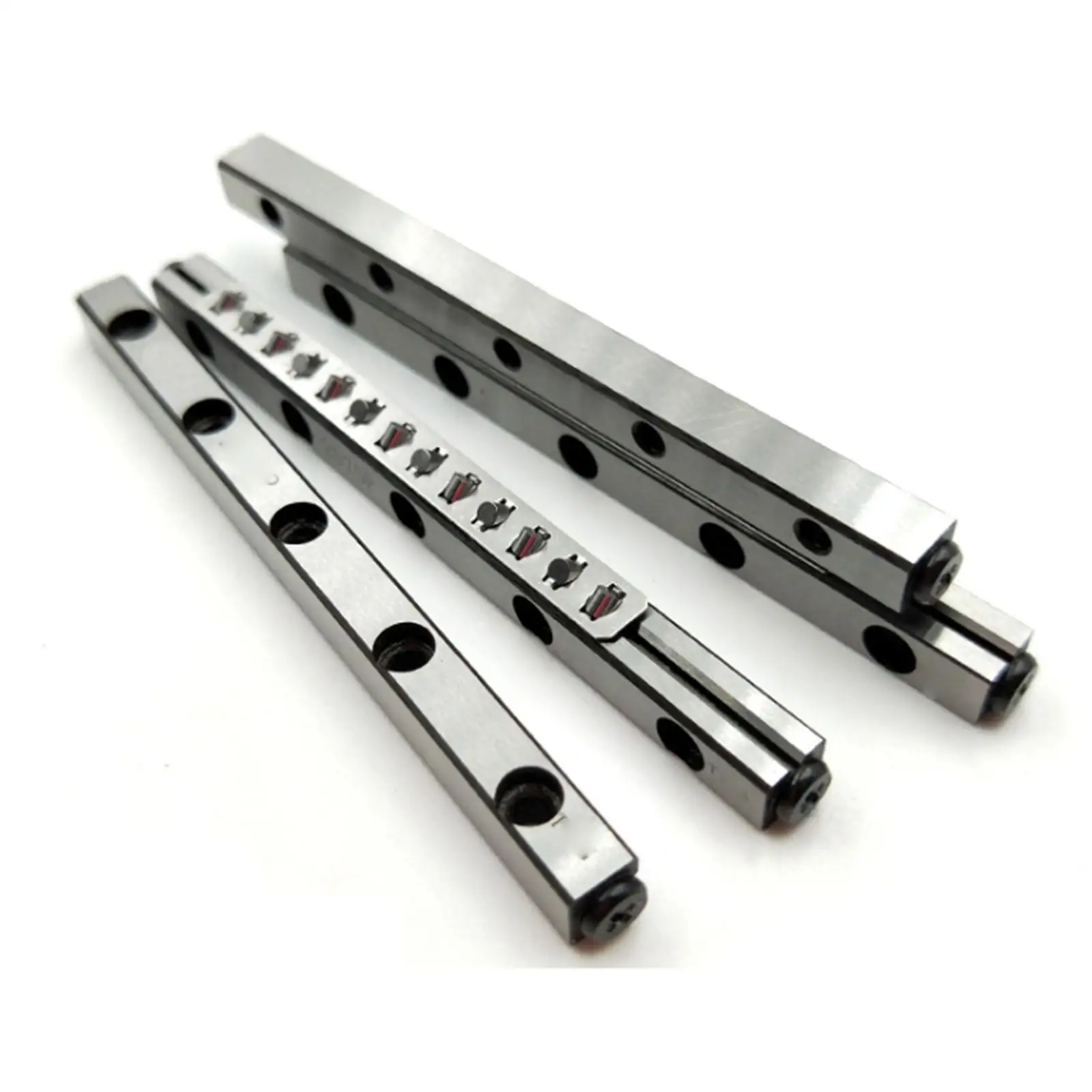 

(4 Guides+2 Holders) Set Stroke 44mm GCr15 Cross Roller Guide Linear Precision VR2075 VR2-75x13Z