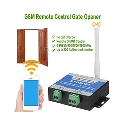 RTU5024 GSM 3G 4G Wireless Door/Gate Opener with Remote Access Control & Relay Switch for Pump By Free Phone Call SMS Command