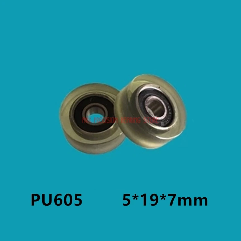 

2023 Top Fashion Sale Plastic Wheel 605 Bearing Pulley Roller Track 5*19*7mm Pu Polyurethane