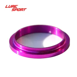 LURESPORT 10pcs Aluminum Ring SRR4 Reel Seat Rear Ring wind Check Rod Building Component Repair Fishing rod  DIY Accessory SRR