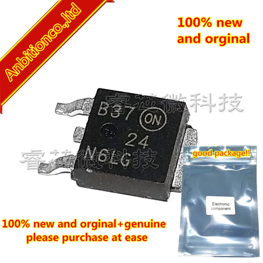 10pcs  100% new and orginal NTD24N06LT4G 24N06L 24N06G 24N6LG TO252 Power MOSFET 24 Amps, 60 Volts Logic Level, N*Chan in stock