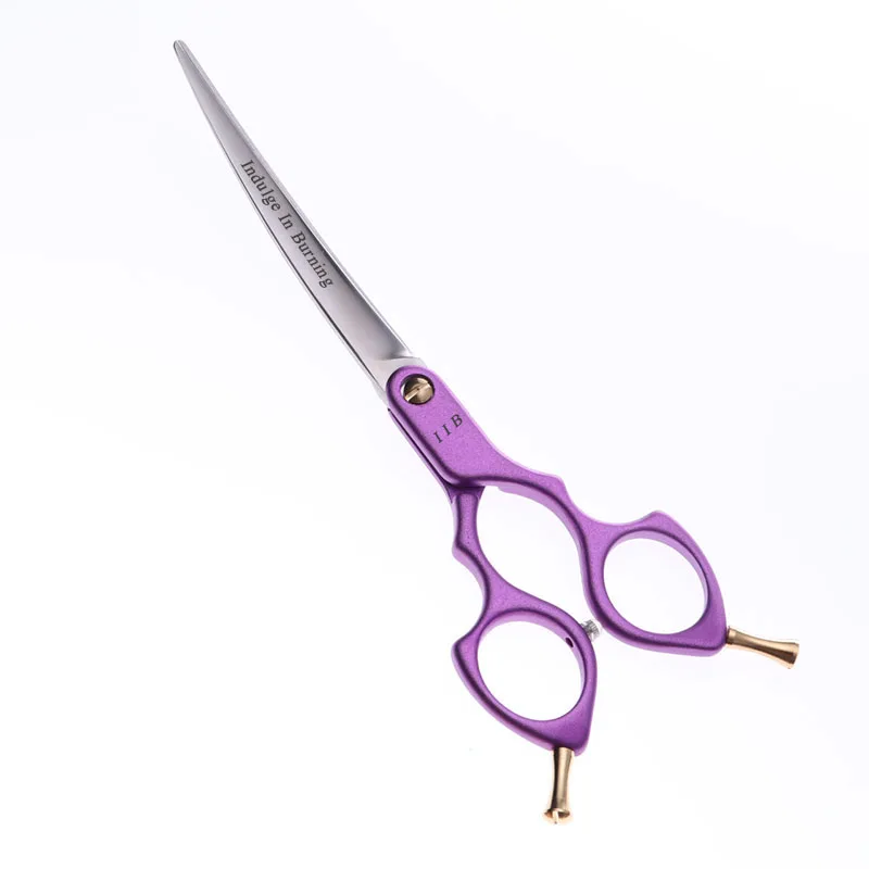 6.5 Inch Professional Pet Scissors For Dog Grooming Upword Curved Right Left Hand Shears Japan 440C