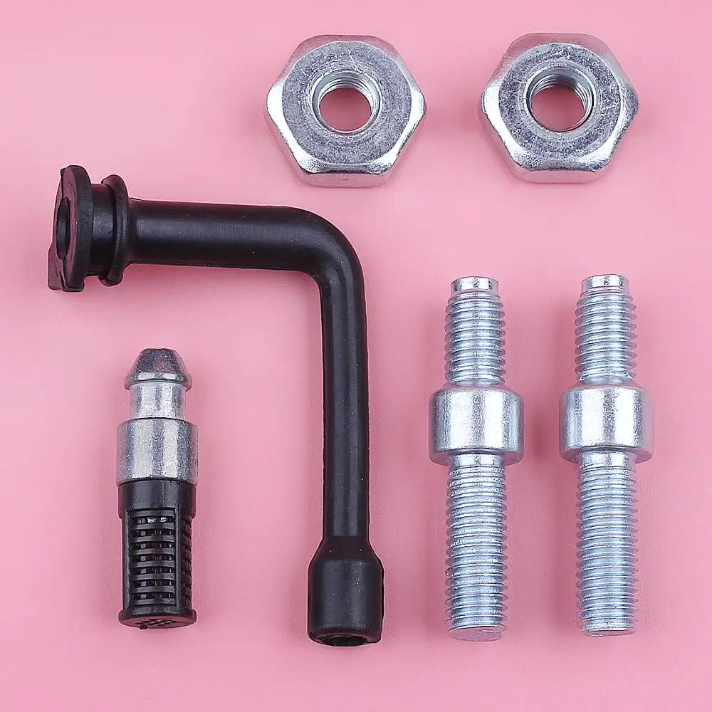 Filtro olio Linea di Tubo Bar Della Vite Prigioniera Dado Kit Per Stihl 066 MS660 MS650 Catena Seghe Catena Seghe di Ricambio Pezzo di Ricambio