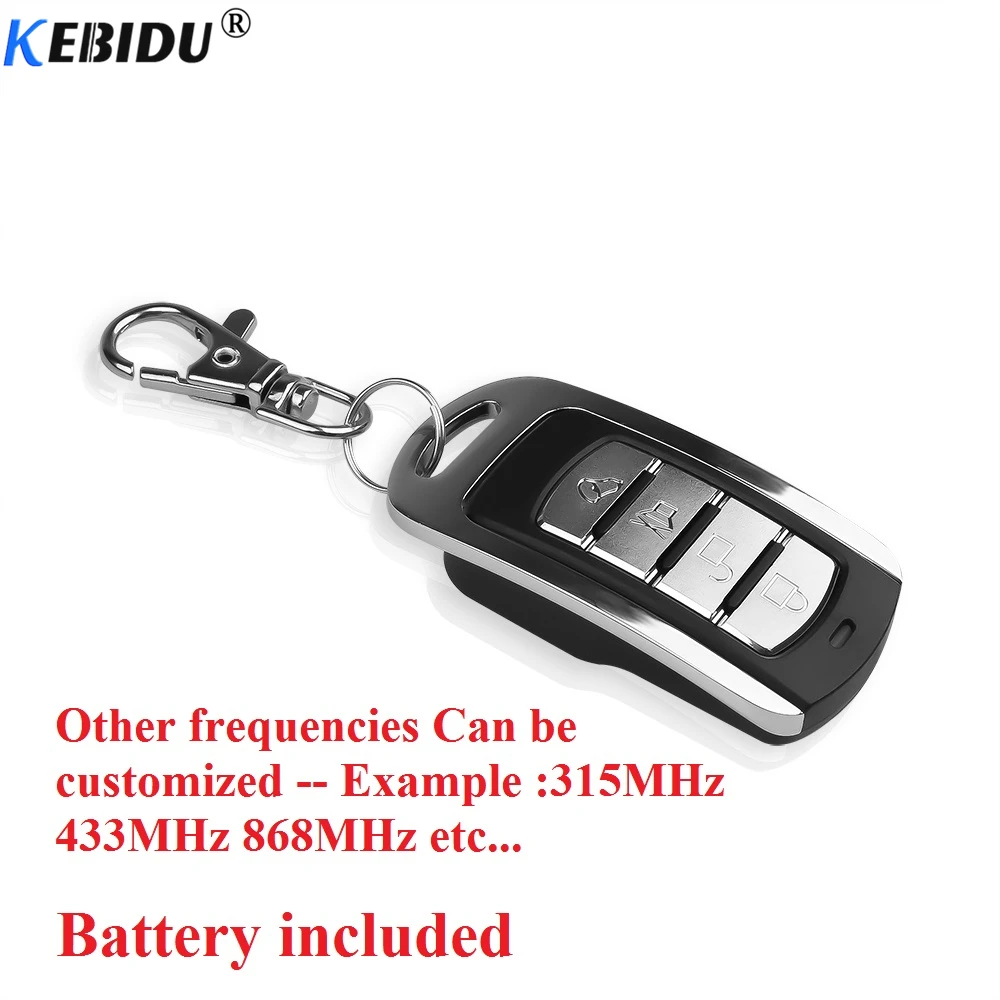 KEBIDU Metal Copy 433MHZ Universal Remote Control Clone Remotes Duplicator For Gadgets Car Home Garage Gate Door