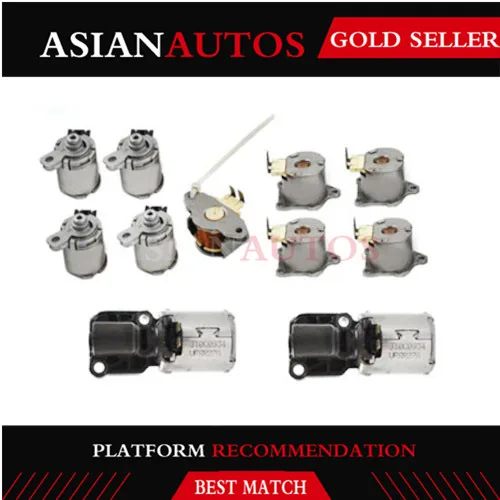 Tested Original DQ250 02E DSG Transmission Shift Solenoid Valves for Audi A3 Q3 TT Skoda for Volkswagen Beetle Touran Sharan