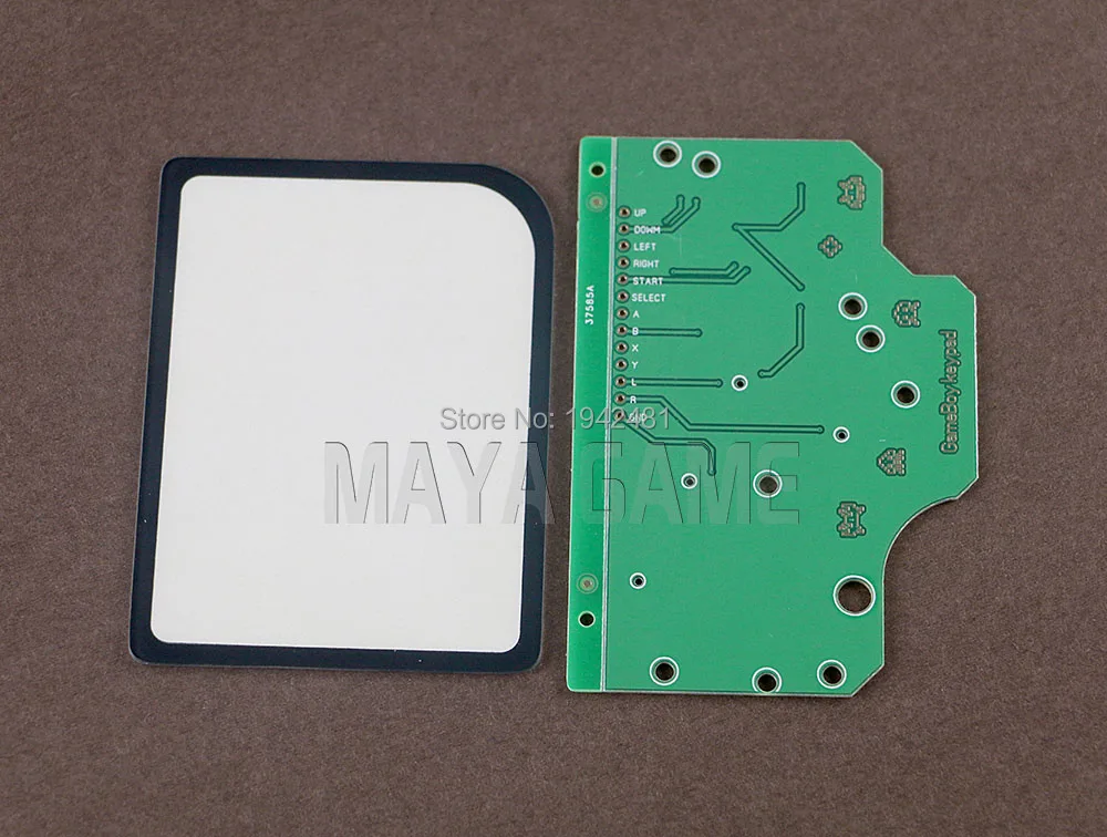 5 cái Mới 6 Nút PCB Board Mặt Đất Thông Thường với kính màn hình ống kính Cho Gamboy Không Raspberry Pi GBZ DMG-01