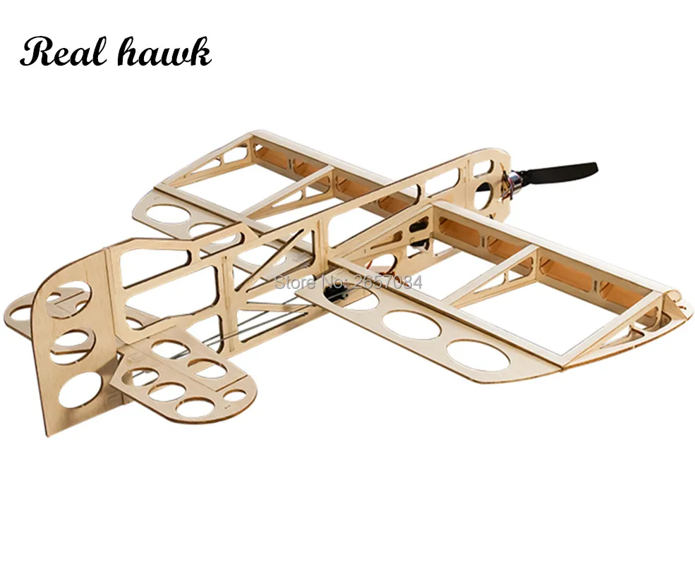 GEEBEE-Modèle d\'avion en bois Balsa, 2019mm d\'envergure, kit de calcul, robinet 3D E pour nouveau bâtiment à niveau d\'entrée de main, 600