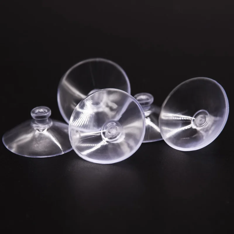 100Pcs 40Mm Clear Suction Cup Sucker Mushroom Head Suction Cup Suction transparent