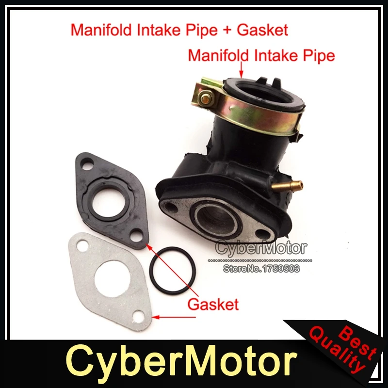 Intake Manifold Inlet Pipe Gasket Kit For GY6 50cc Engine Carb SUNL Baotian Znen Jmstar Chinese Moped Scooter