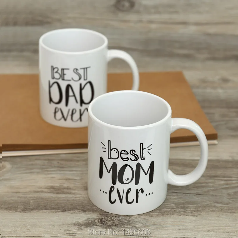 

Best Mom Ever Coffee Mug - Mother's Day -Best Dad Ever ,Gift For Parent - Family Number Mugs- Coffee Mugs gifts for couples