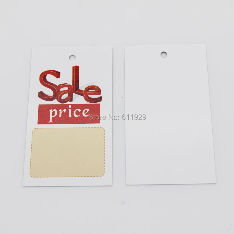 free shipping sale price tag/blank paper tag/clothing hang tag/custom garment printed tag/clothing label/gift label 200 pcs