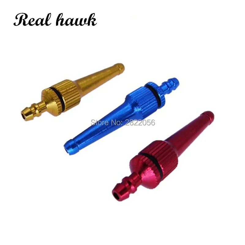 3Color Fuel Pipe Nozzle with Fuel Filter filling nozzle Gasoline glow gas fuel jointer for RC aircraft Boat Car parts