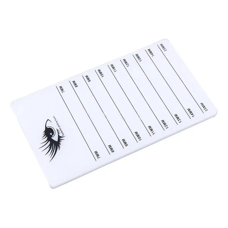 Reusable Portable Acrylic Eyelash Extension Pallet False Eyelash Holder Pad Adhesive Glue Pallet Holder Grafting Eyelash Tool