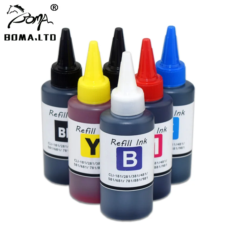 BOMA.LTD PGI 480 CLI 481 PGI-480 CLI-481 PGI480 Refill Cartridge Ink For Canon PIXMA TS704 TR7540 TR8540 TS8140 TS6140 TS9140