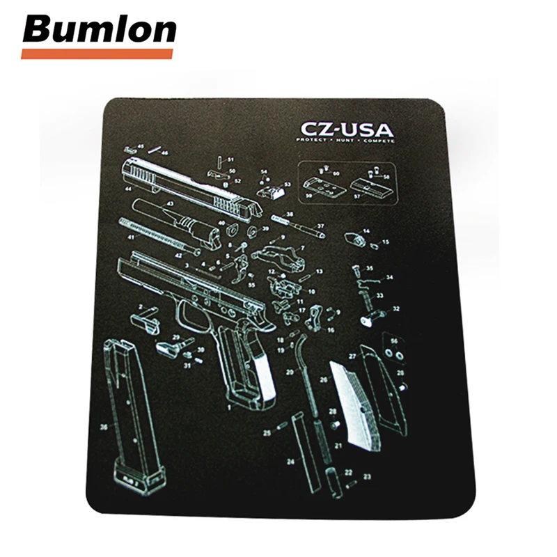 CZ Shadow 2 Cleaning Bench Mat Rubber Carpet Waterproof Non-Slip With Instructions Bench Mat For Airsoft Clean Hunting Accessory