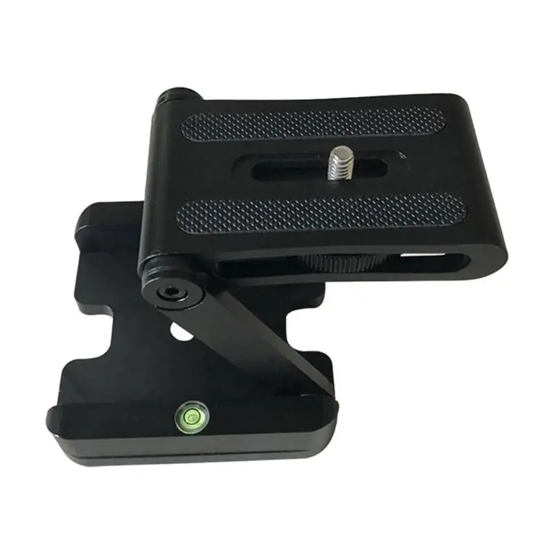 Folding Z Flex Tilt Tripod Plate Camera Stand Holder Bracket Tilt Head Quick Release Tripod Plate & Level Photography Studio