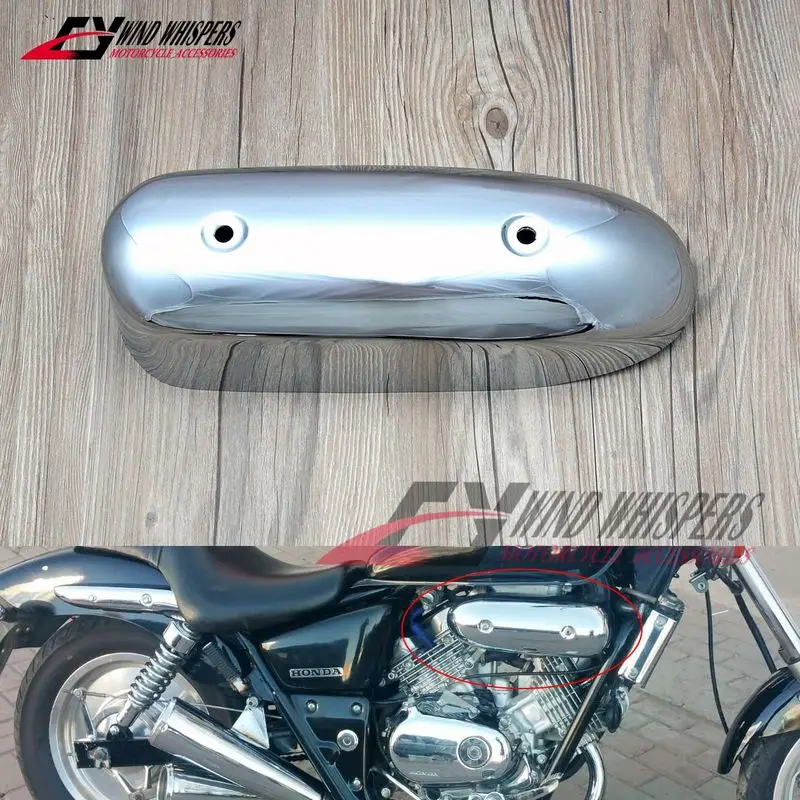 1XPCS Motorcycle Chrome Air Intake Filter Cap Carburetor Side Cover For Honda Magna 250 VF250