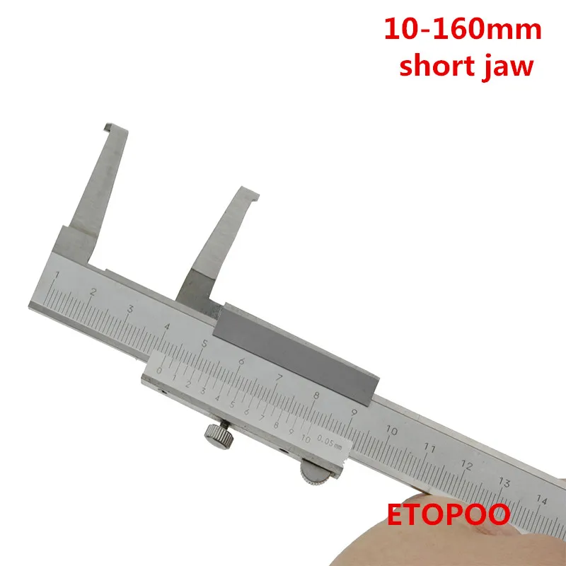 10-160mm Inside Groove Vernier Caliper mono-block inside caliper To measure groove inside caliper