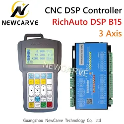 RichAuto DSP B15 Cylinder Multi-spindle CNC DSP USB Controller 3 Axis Control System Manual Replace A15 NEWCARVE