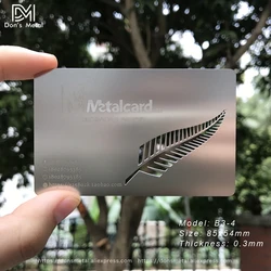 High-grade metal business card stainless steel membership card custom stainless steel business card metal card custom