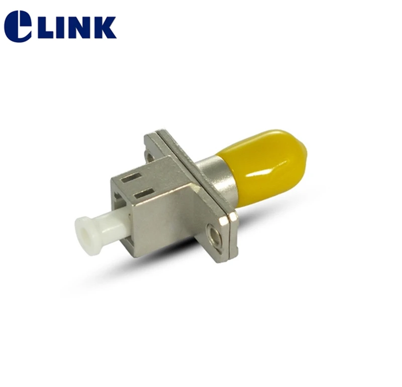 

fiber optic connector LC-ST hybrid female to male Simplex FTTH adapter APC UPC SM MM coupler wholesales ELINK free shipping 5pcs