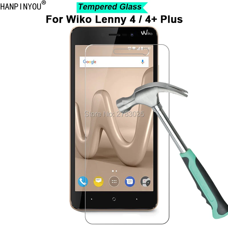 For Wiko Lenny4 / Lenny 4 Plus 9H Hardness 2.5D Ultra-thin Toughened Tempered Glass Film Screen Protector Protect Guard