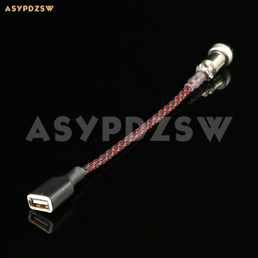 Fonte de alimentação linear gx16 para fêmea cabo de conversão para android micro usb/raspberry