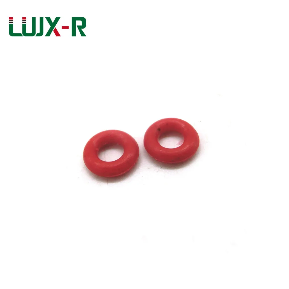 LUJX-R 20pcs O Ring Seal Thickness 1mm OD4 5 6 7 9 12 17 19 21 23 25 26 28 30 32mm Silicone Gasket Sealing Ring VMQ Oring Washer