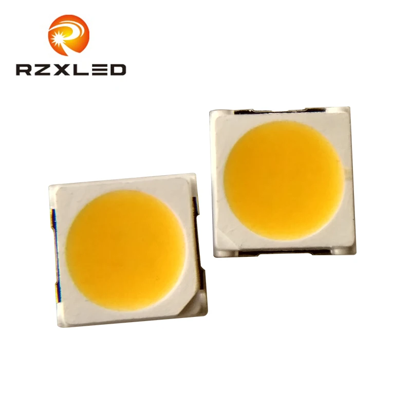 2000PCS/LOT 3*3*0.68MM 1W 3.2V 350MA Yellow LED 3030 SMD Amber2000K Chip