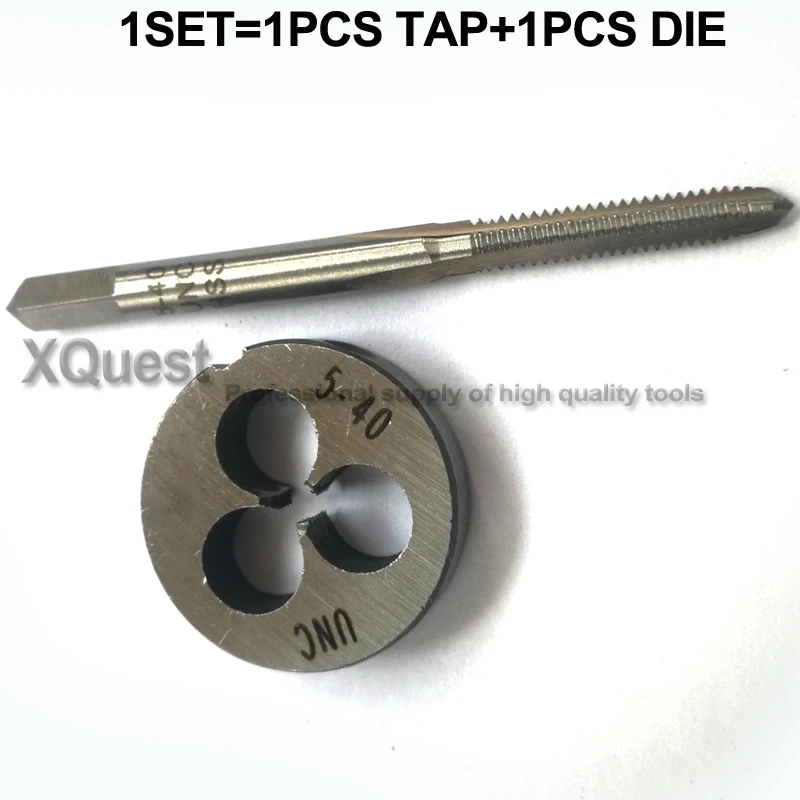 2pcs Right hand Unified thread tap and die set Fine screw dies taps UNC UN 0-80 1-64 2-56 4-40 5-40 6-32 8-32 10-24 12-24 1/4 #0