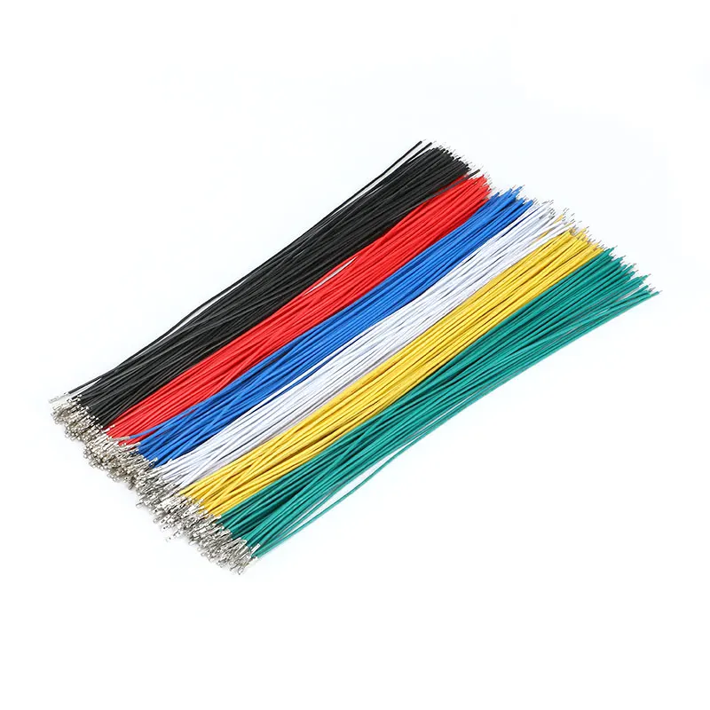 50PCS/20pcs 2.54mm Dupont Cable Single Head Spring Electronic Wire Female Dupont Jumper Wire 25cm 1P for PCB Electric Connect