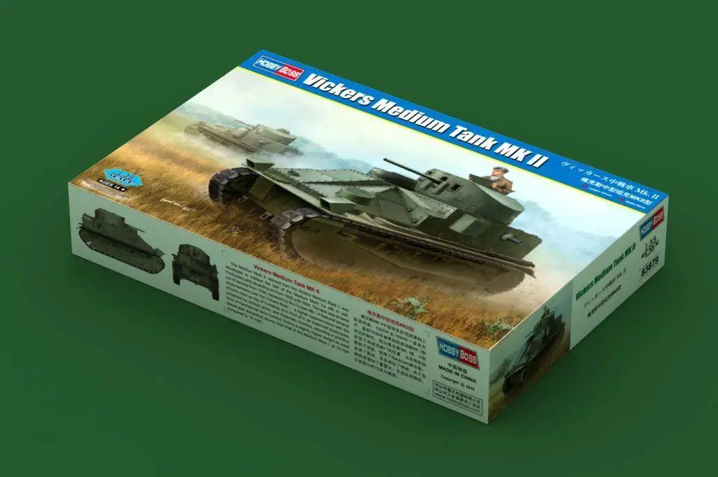 

Hobbyboss 83879 1/35 Scale Vickers Medium Tank Mk.II Model Kit