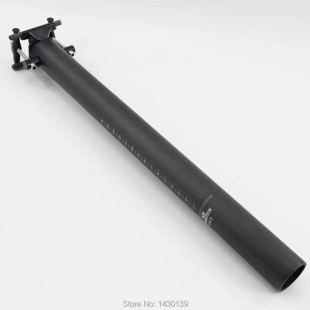 Brand New Folding bike matte 3K full carbon fibre bicycle carbon seatpost bike parts 27.2/30.8/31.6/33.9/34.9*400mm