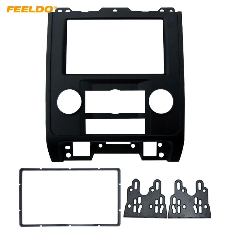 

FEELDO 2DIN Car Stereo Radio Fascia Frame For Ford Escape Mazda Tribute Stereo Interface Panel Dash Trim Installation Kit #5011