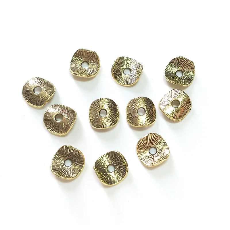 2021 New 50pcs 8mm Zinc Alloy Gold Clasps for DIY Beads Bracelet Necklace Jewelry Findings Accessories