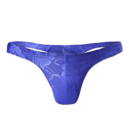 2019 Hot Mens Transparent Sexy Lace Thongs Cool Gay Men Underwear Ventilator Male Bikini G-strings Seamless Funny Thong For Man