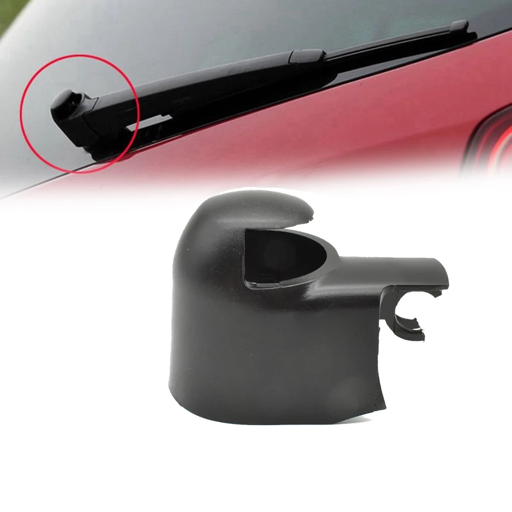 Black Car Rear Wiper Washer Arm Blade Cover Cap For VW MK5 Golf Passat Caddy Tiguan Touran